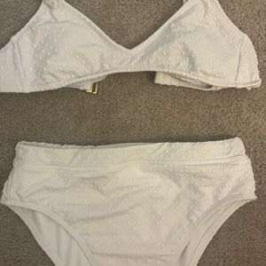 White high waisted bikini!! So cute